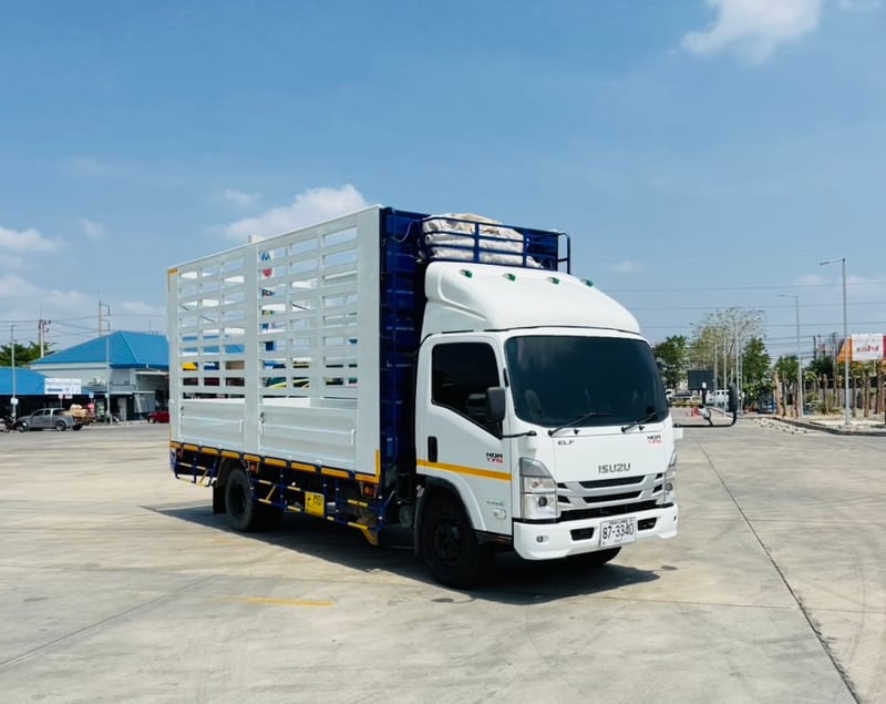 ISUZU NQR 175 กะบะเหล็กพร้อม