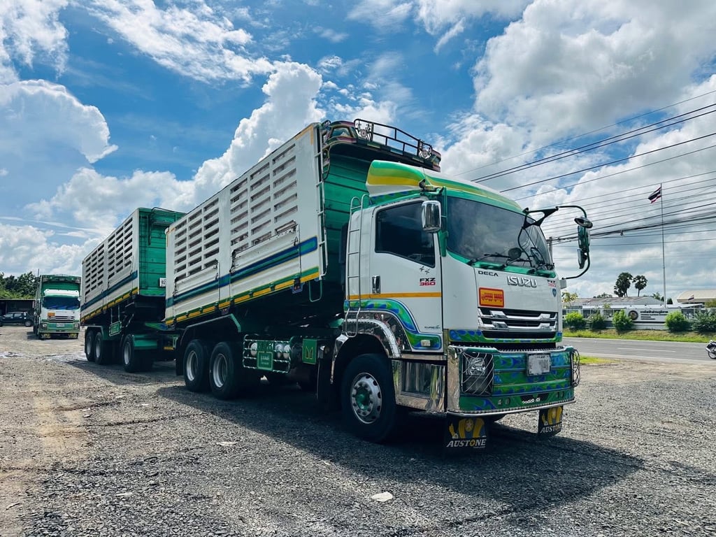 ISUZU FXZ 360 ปี 2560 พ่วงแม่ลูกดั้มพ์ เกษตร