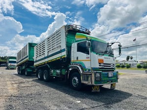 ISUZU FXZ 360 แรง พ่วงแม่ลูกดั้มพ์ เกษตร