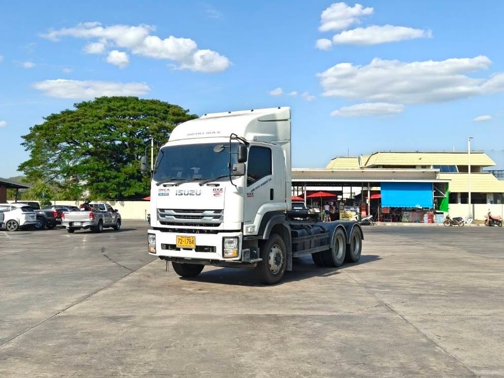 ฟรีๆ❗️ค่าจัด ค่าโอน ส่งทั่วไทย❗️ไมล์ 168,499 กิโล ISUZU GXZ 360 MT ปี 2566 หัวลาก