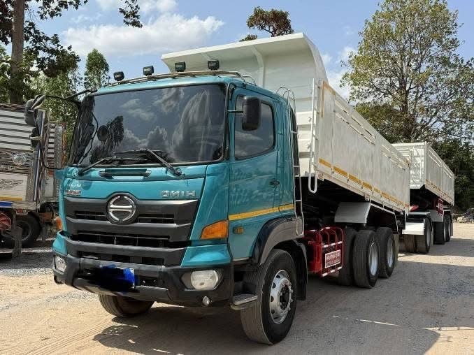 HINO วิกเตอร์ 380 พ่วงแม่ลูกดั้มพ์ (เฟืองเร็ว)