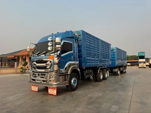 ISUZU FXZ 360 พ่วงแม่ลูกดั้มพ์เกษตร ISUZU FXZ 360 พ่วงแม่ลูกดั้มพ์เกษตร