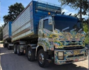 ISUZU FYH 360 พ่วงแม่ลูกดั้มพ์เกษตร