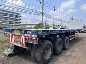 ขายหางพื้นเรียบ 3 เพลา ยาว.12.50.เมตร 