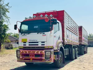 ISUZU FXZ 360 พ่วงแม่ลูกดั้มพ์คอกเกษตร