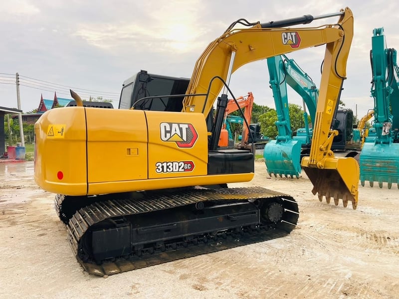 CAT312D2 เดิมๆเครื่องปั๊มแห้ง  แอร์เย็นระบบไวเร็วแรง โซ่ใหม่ 
