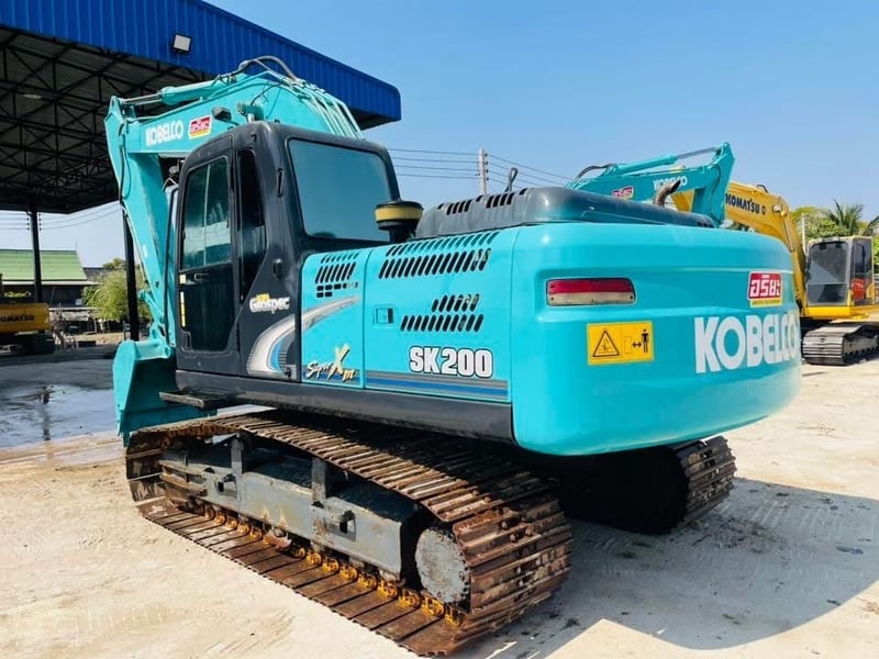 SK200-8XM มือเดียว เครื่องปั๊มดี  เอวแน่น เฟรมสวย โช่หนา