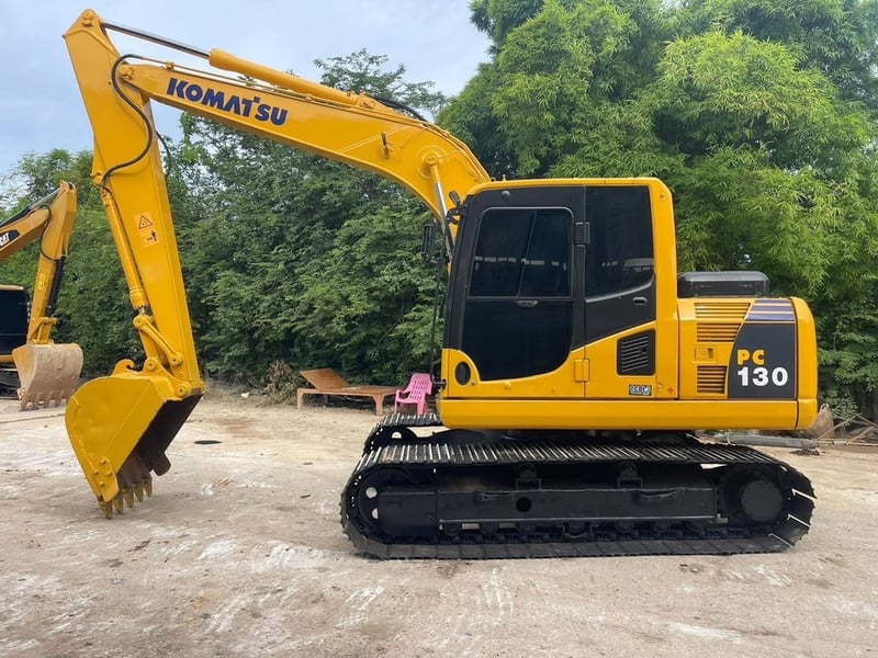 รถแบคโฮ PC130-8 เครื่อง-ปั๊มดี เอวแน่น  แอร์หนาว 