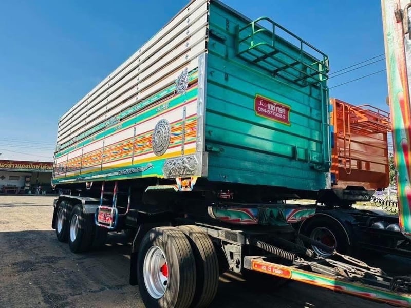 รถพ่วงแม่ลูกดั้มพ์ ISUZU FXZ 360 แรง ปี 2556 คอกเกษตร รถพ่วงแม่ลูกดั้มพ์ ISUZU FXZ 360 แรง ปี 2556 คอกเกษตร