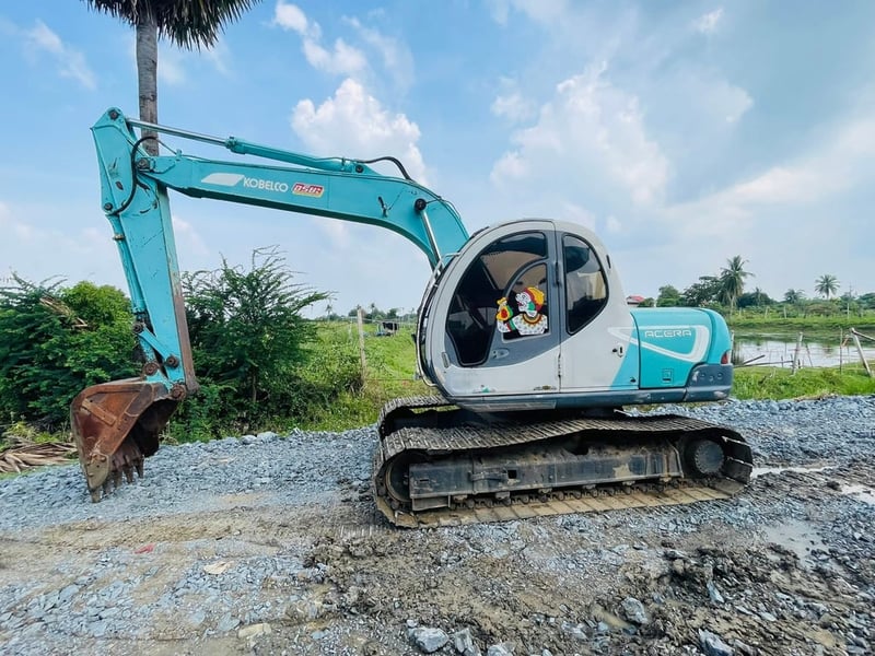SK120-5 มาทไฟ  (เก่าญี่ปุ่น) เดิมทั้งคัน   แอร์เย็น แท็กใหญ่