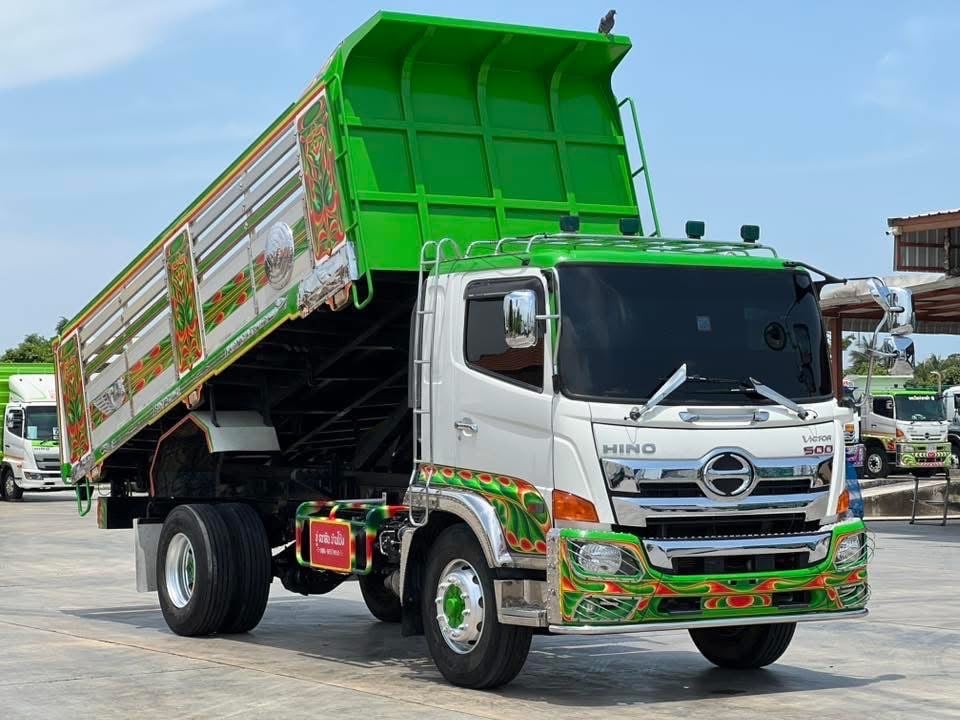 ไมล์ 61,747 กิโล HINO FG8J 240 ดั้มพ์ ปิเนียม ยาว 5.60 เมตร