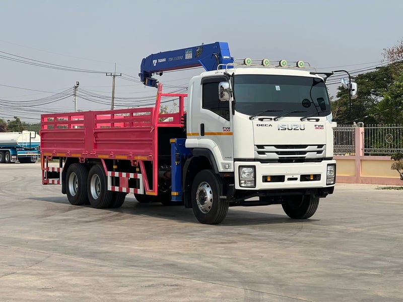 เข้าใหม่❗️ไมล์ 25,XXX ISUZU FVM 300 MT เครน ZE 5 ตัน เข้าใหม่❗️ไมล์ 25,XXX ISUZU FVM 300 MT เครน ZE 5 ตัน