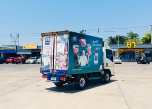 ISUZU NLR 130 แรง 4ล้อตู้แห้ง