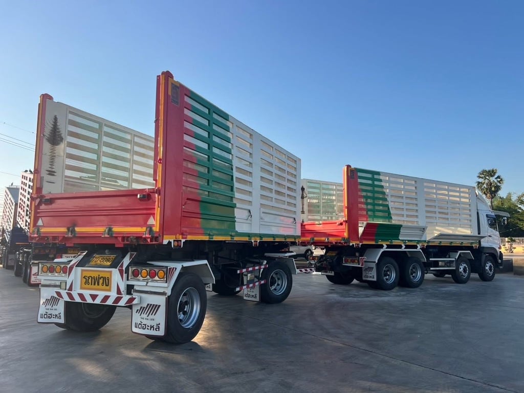 ไมล์ 72,226 กิโล❗️HINO GY2P 380 ปี 2565 พ่วงแม่ลูกดั้มเกษตร