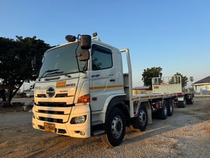 ไมล์ 68,915 กิโล❗️HINO GY2P 380 ปี 2565 พ่วงแม่ลูกพื้นเรีย