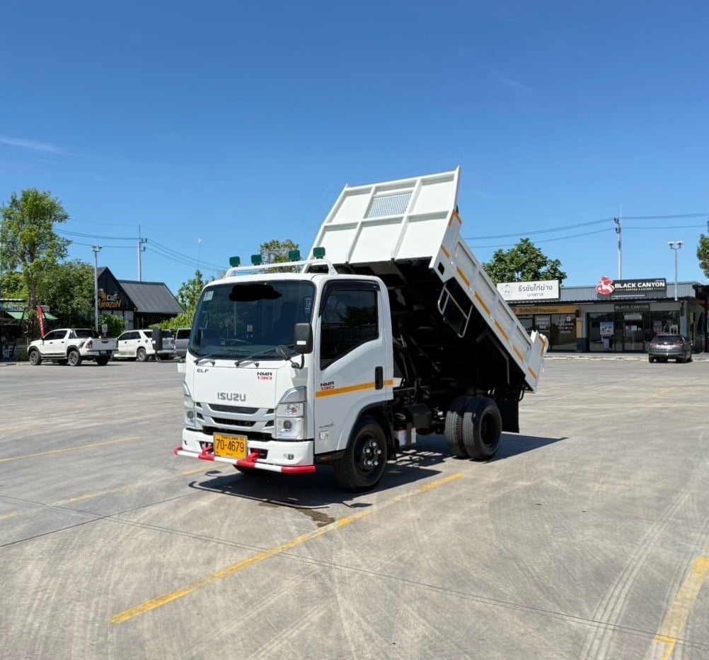 เข้าใหม่❗️ไมล์ 16,864 กิโล❗️ISUZU NMR  130 แรง ปี 2566 ดั้มพ์ 3 คิว 
