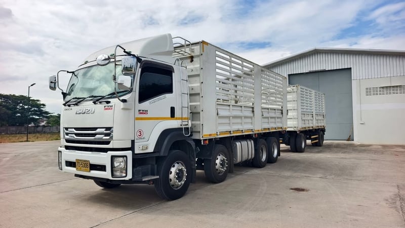 พ่วงแม่ลูก ISUZU  360 แรง (ไม่ดั้มพ์) อู่ พนัส เลขไมล์ 286871.กิโลเมตร