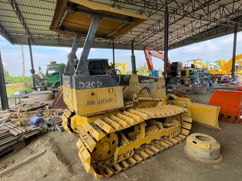 D20-7 โคมัสสุ ใบมีดสไล 6 ทิดทาง  ช่วงล่างสวยโซ่ใหม่ 