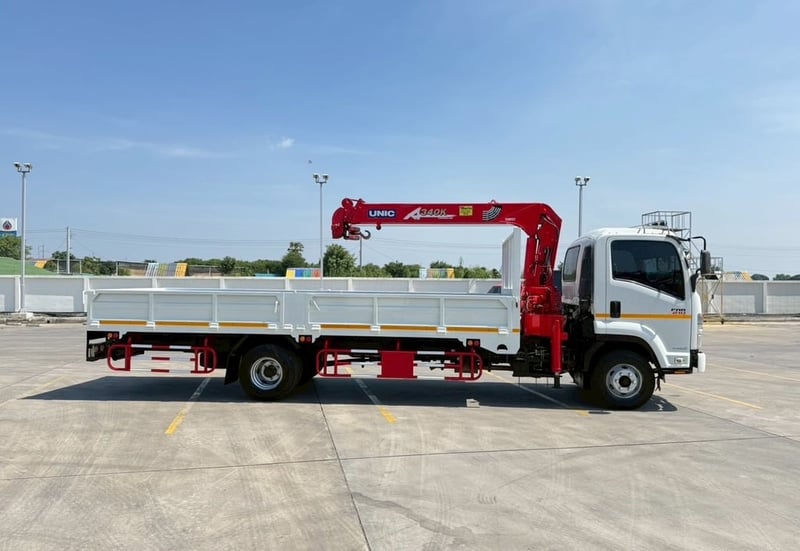 ไมล์ 76,491 กิโล❗️ISUZU NEW FRR 210 ติดเครน 3 ตัน