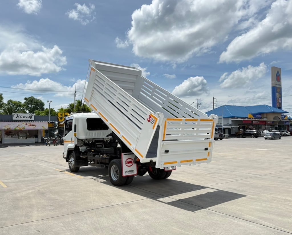 ไมล์ 24,069 กิโล❗️NEW ISUZU FRR 210 แรง ปี2567 ดั้มพ์สามมิตร