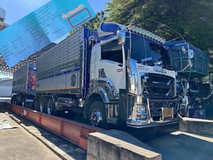 ISUZU FXZ 360 แรง พ่วงแม่ลููกดั้มพ์ เกษตร