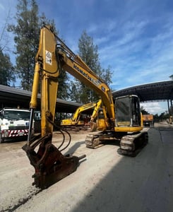 Komatsu Pc138US-2E ใส่บุ้งกี๋ให้ (ยกเว้นหัวแย็ก) 