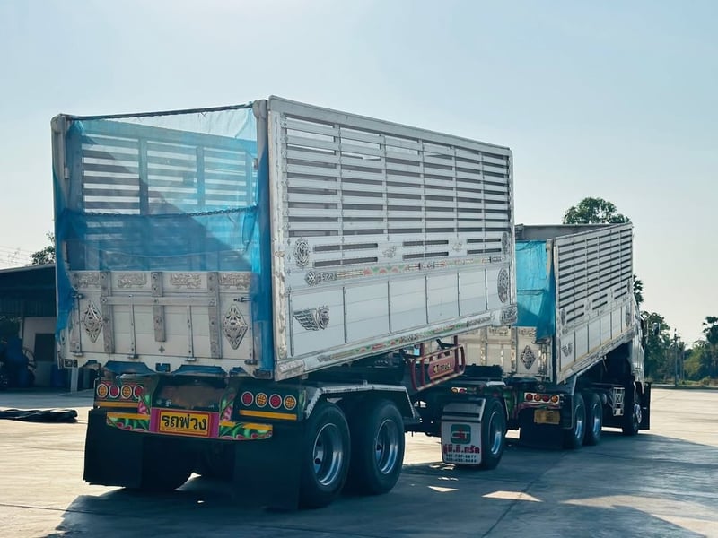 ISUZU FXZ 360 พ่วงแม่ลูกดั้มพ์เกษตร