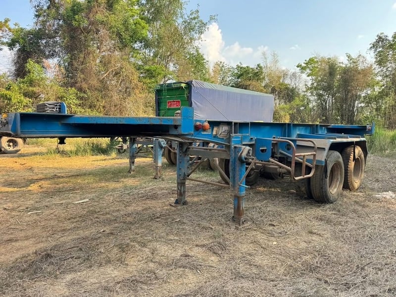 หัวลากก๊าส CNG พร้อมหางก้าง 2 เพลา