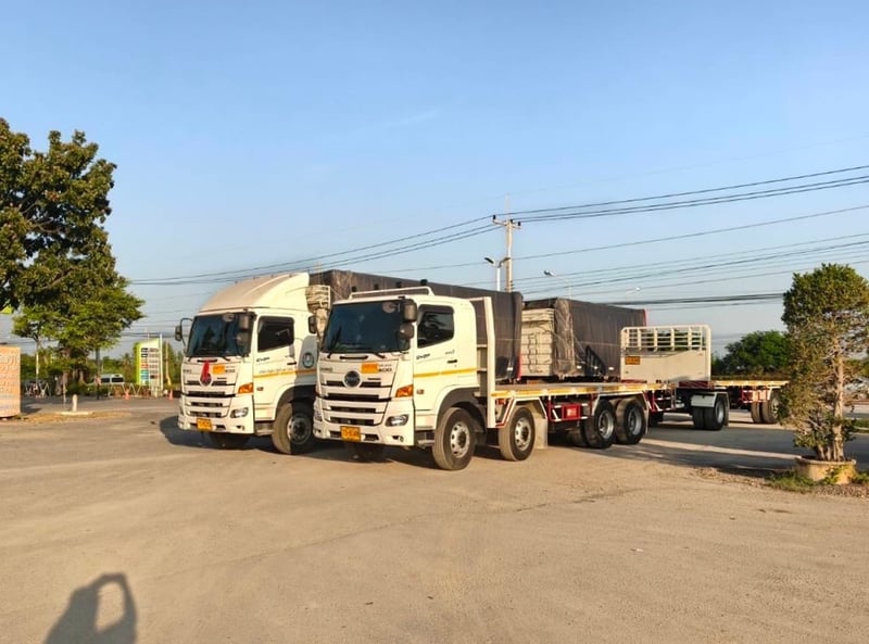 เข้าใหม่❗️ไมล์ 6 หมื่น❗️12ล้อ แท้ๆ GY2P 380 แรง พ่วงแม่ลูก พื้นเรียบ เข้าใหม่❗️ไมล์ 6 หมื่น❗️12ล้อ แท้ๆ GY2P 380 แรง พ่วงแม่ลูก พื้นเรียบ