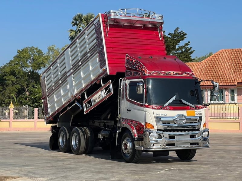 รถ10ล้อ HINO FM8J 260 แรง ปี 2566 ดัมพ์คอกเกษตร