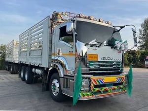 รถพ่วงแม่ลูกไม่ดั้ม ISUZU FXZ 360 แรง ปี 2558