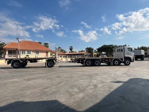 ขายด่วน ลูกพ่วงพื้นเรียบสองเพลา