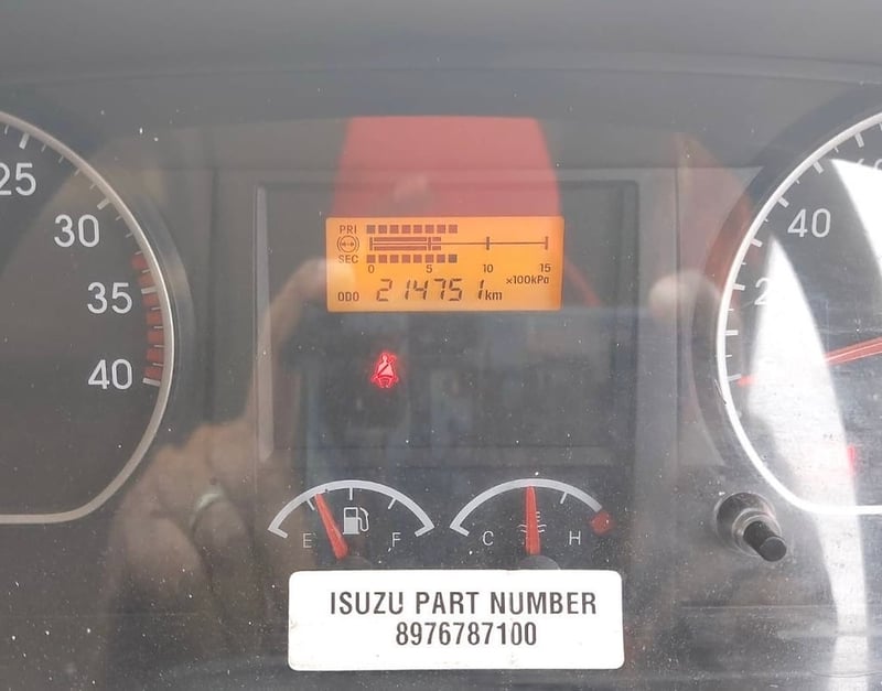 ISUZU NEW FRR 210 กะบะเหล็กต่อใหม่พร้อม