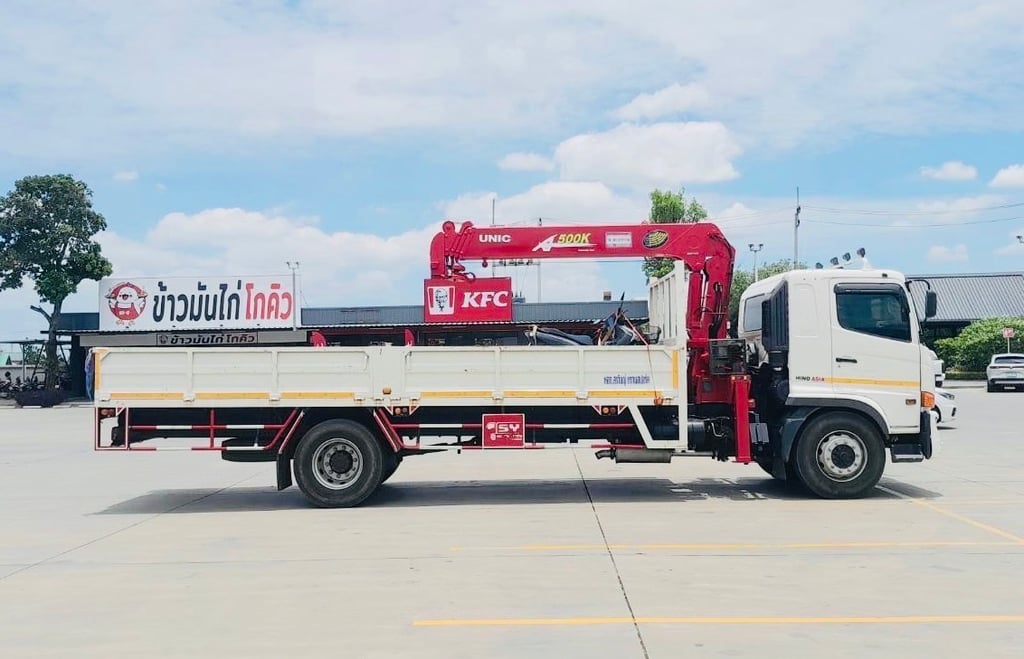 เข้าใหม่❗️ไมล์ 22,938 กิโล HINO FG8J 240 ติดเครน 5 ตัน เข้าใหม่❗️ไมล์ 22,938 กิโล HINO FG8J 240 ติดเครน 5 ตัน