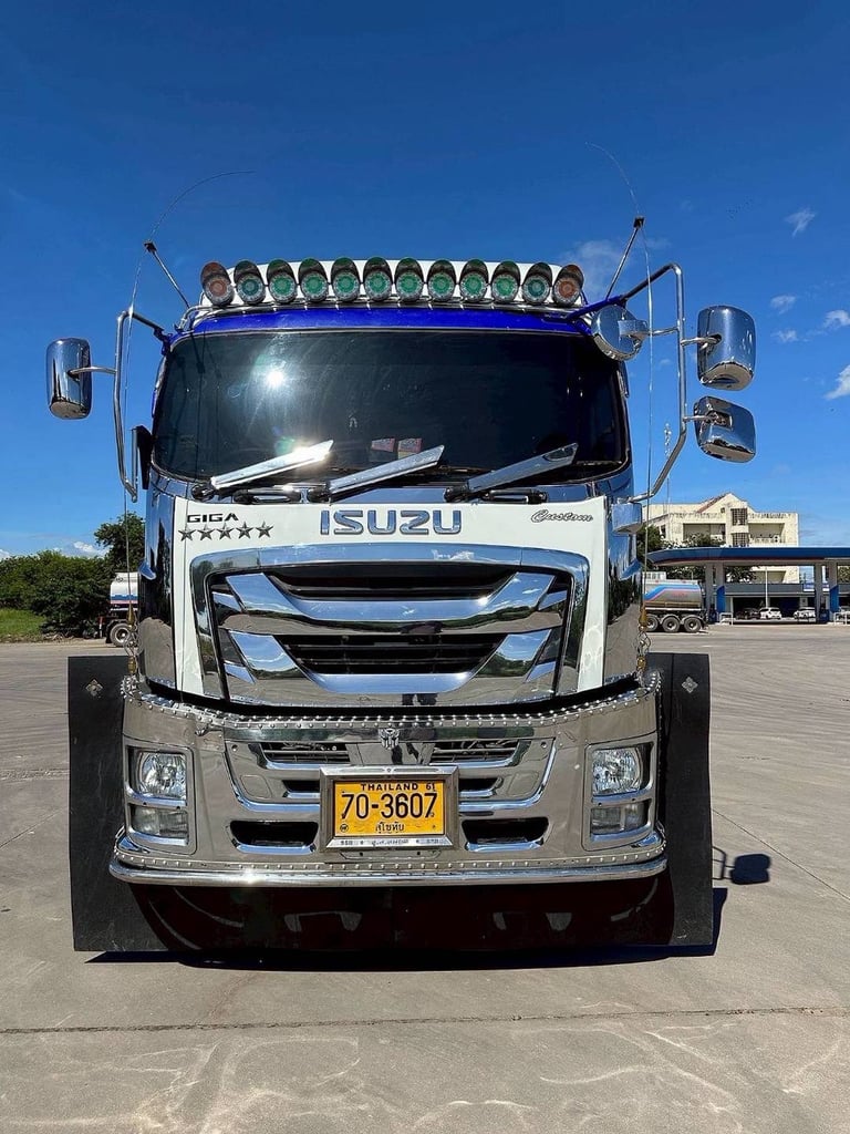 พ่วงแม่ลููก FXZ 360 แรง ดั้มพ์เกษตร ใส่ของได้ 30 ตัน