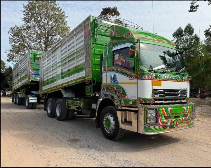 ISUZU FXZ 360 พ่วงแม่ลูกดั้มพ์  (เฟืองเร็ว)