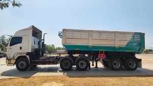 ISUZU GXZ 360 MT หัวลากพร้อมหาง เซมิดั้มพ์ ISUZU GXZ 360 MT หัวลากพร้อมหาง เซมิดั้มพ์