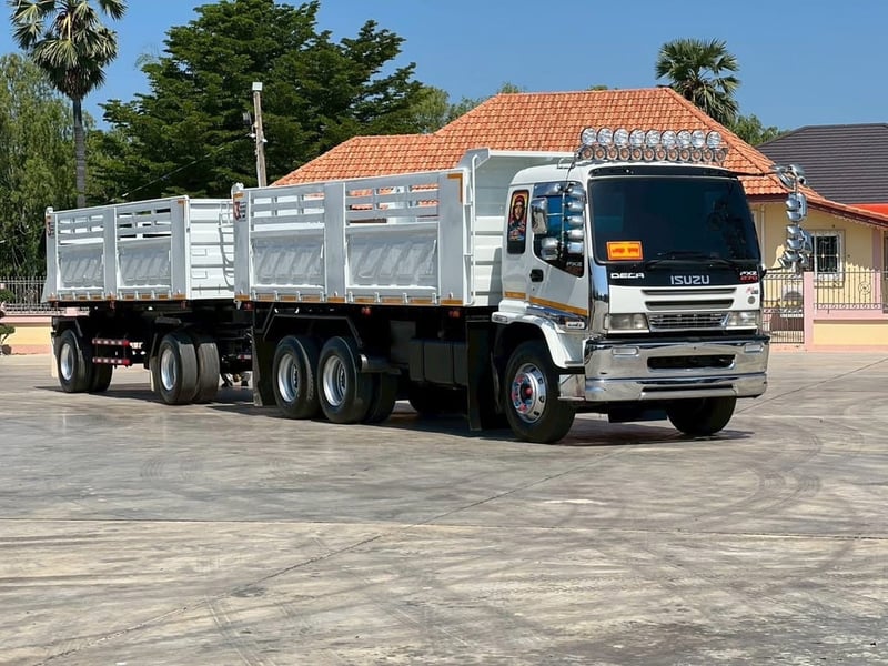 ISUZU FXZ 270 ยูโรปี 2548 พ่วงแม่ลูกดั้มพ์