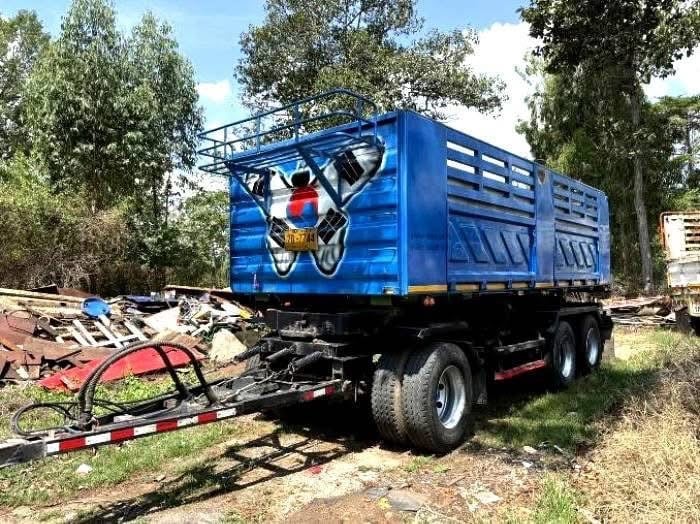 ขายด่วน ลูกพ่วงดั้ม 3 คาน แท้ๆ  อู่ 3 มิตร แท้ๆ ปี 2554 💰 350,000  บาท  📞 094-653-6339 อิฐ