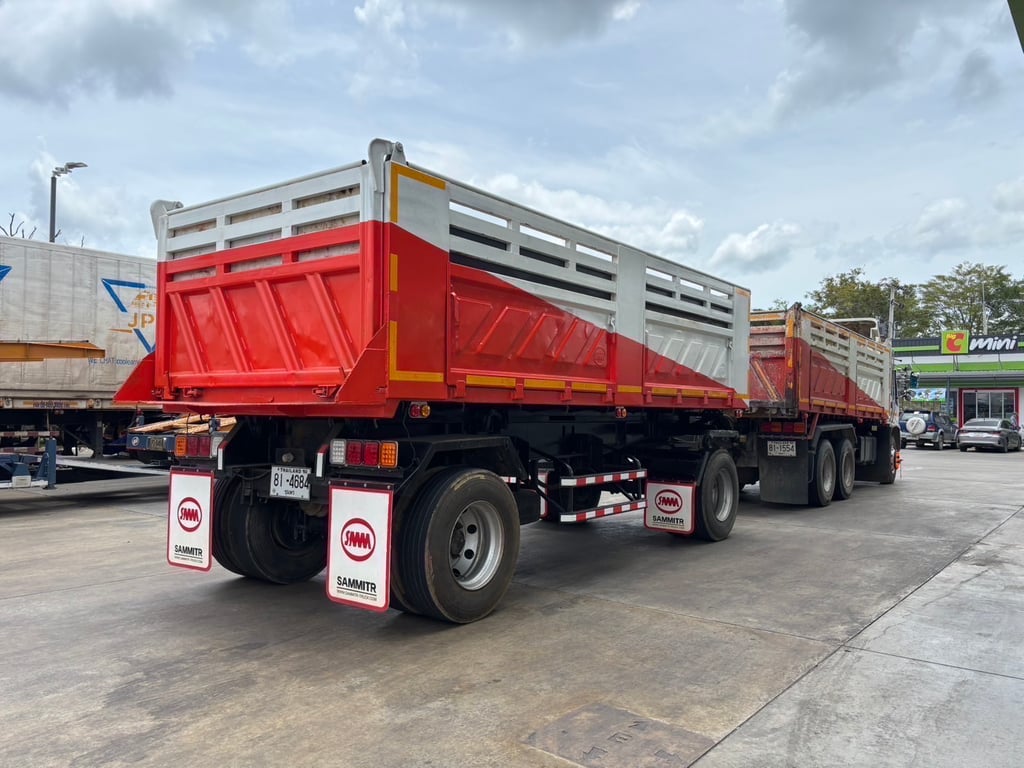 ISUZU 270 พ่วงแม่ลูกดั้มพ์หินทราย แม่ ปี 2548 