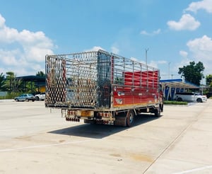 NEW FC9J 210  รถบรรทุกวัว กะบะปีเนียม