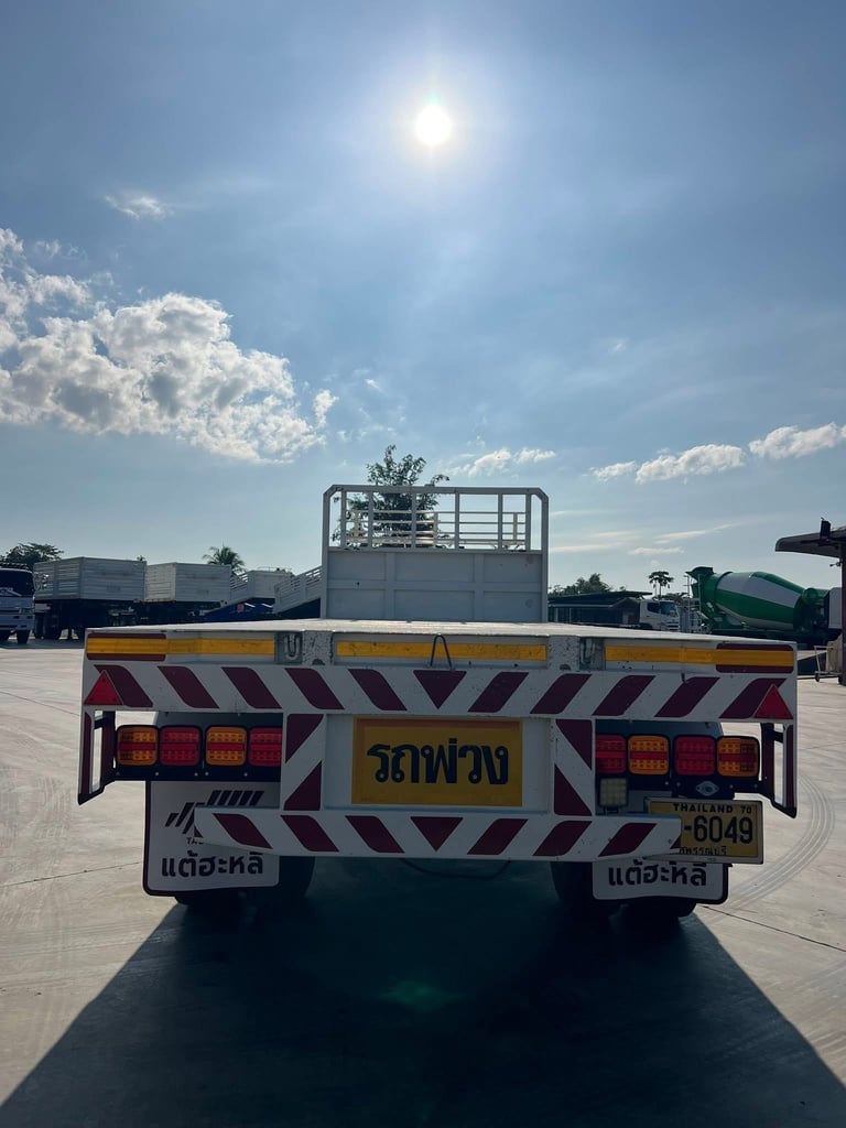 ขายลูกพ่วงพื้นเรียบ ปี 2565  ยาว 6.50 เมตร