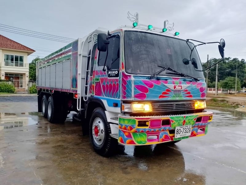 HINO FM3H 195 สองเพลาดั้มพ์  กระบะปีเนียม