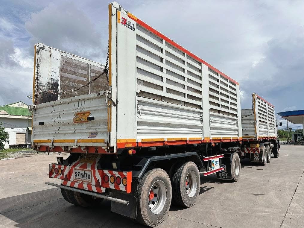 ISUZU FXZ 360 แรง พ่วงแม่ลูกดั้ม  ใส่ของได้  31.600 โล