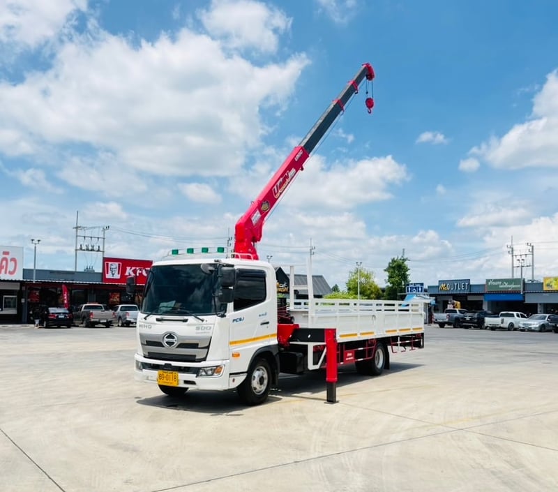 เข้าใหม่ ❗️รถติดเครน 5 ตัน ❗️ ไมล์ 8,656 กิโล HINO NEW FC9J 210 ติดเครน 5 ตัน 
