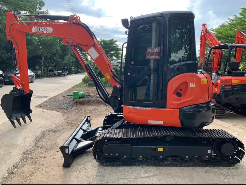 KUBOTA U55-6 ขนาด 5 ตันไมล์ ช.ม 2400 เครื่องดี ปั๊มแรง 
