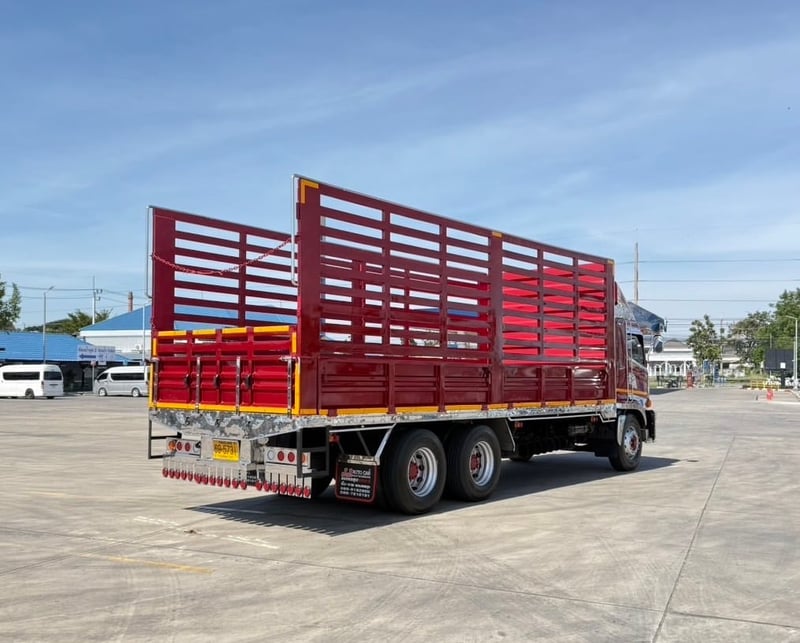 HINO FL 260แรงม้า รถบรรทุก 10ล้อ กระบะคอกสูง ปี2023