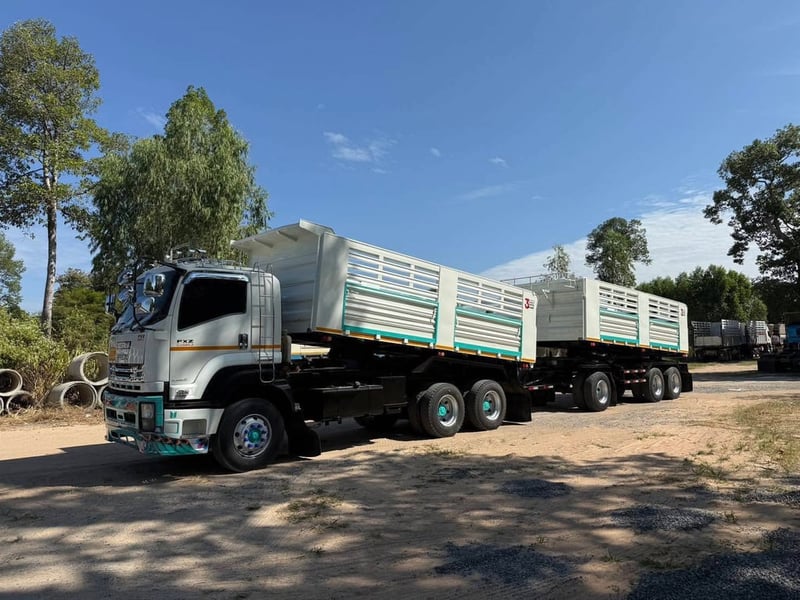 ISUZU FXZ 360 ปี 2559   พ่วงแม่ลูกดั้มพ์