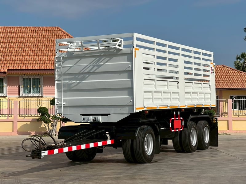 ขายลูกพ่วงดั้มพ์ 3 เพลา  ปี 2557 อู่ ป๊อด