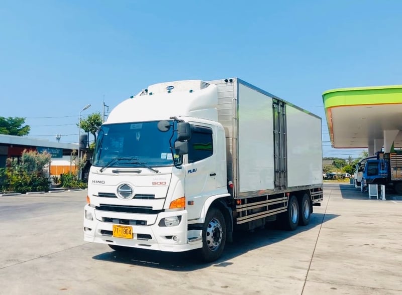 เข้าใหม่❗️รถตู้เย็นติดลบ-14 องศา HINO FL8J 260  ตู้เย็น